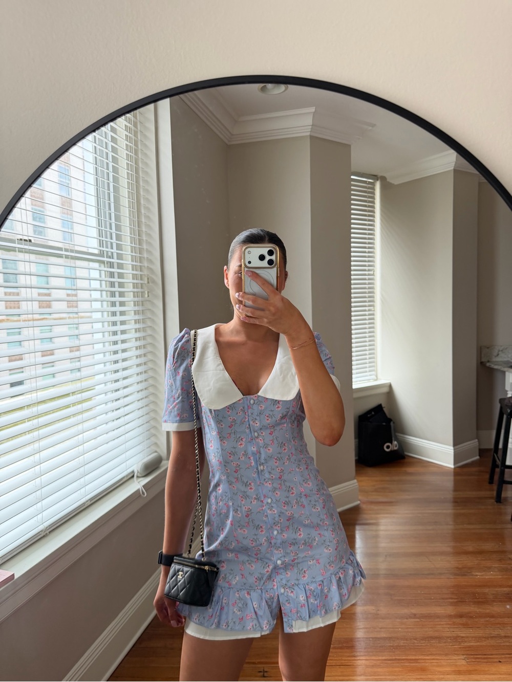 Floral Peter Pan Collar Dress